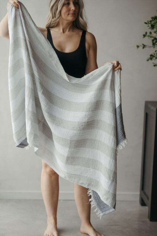 Pokoloko Boardwalk Towel - Grey