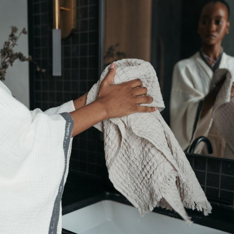 Pokoloko French Waffle Towel - Latte