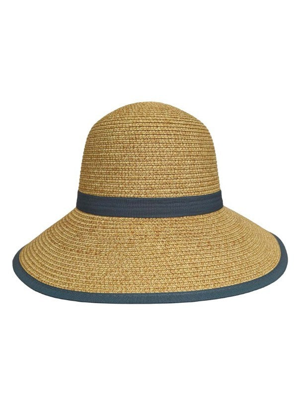 Straw Sun Hat with Ribbon Bowknot
