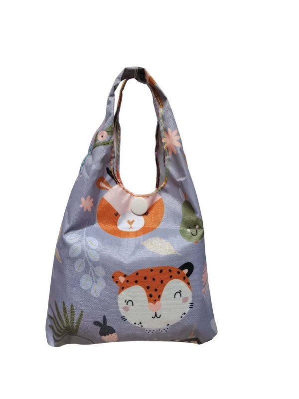 Wild Life | Foldable Tote With Button Snap
