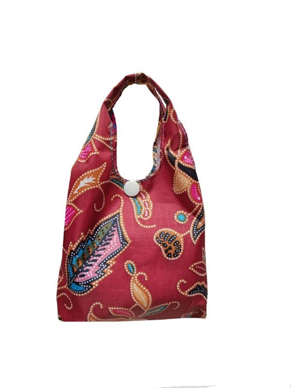 Vintage | Foldable Tote With Button Snap