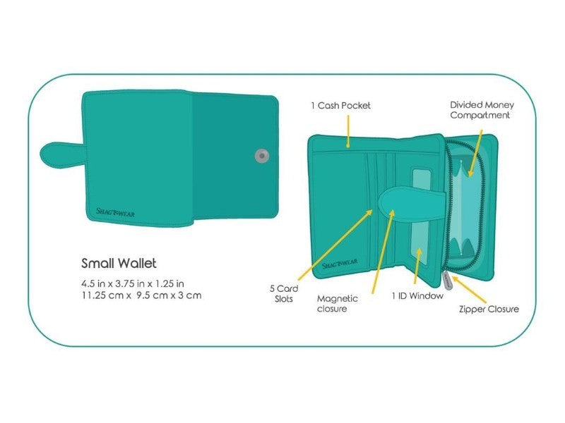 Dragonflies Black Large Wallet