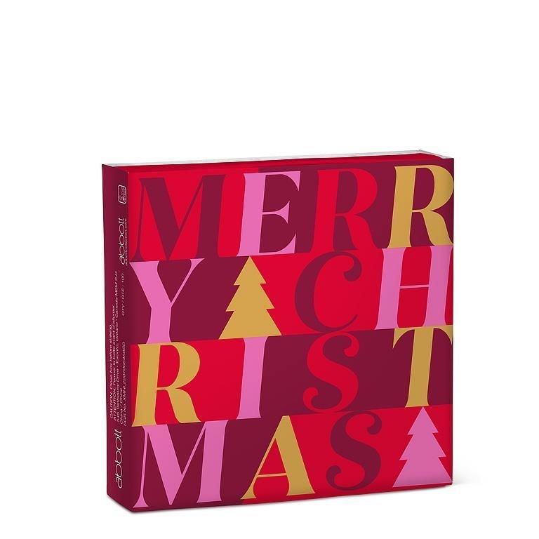 Merry Christmas Square Matches, 100 Sticks