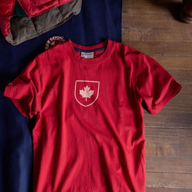 Canada Shield T-shirt, Heritage Red