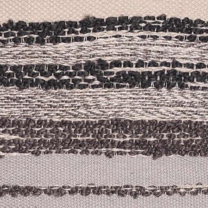 Grayson Black Indoor Cushion, 17&quot;Sq