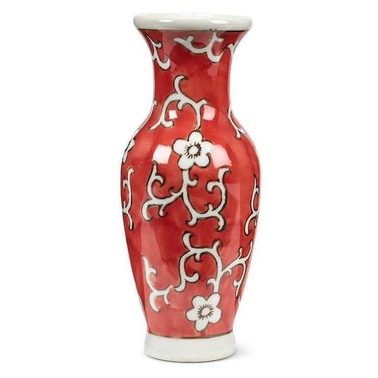 Slender Floral Vase, 7&quot;H
