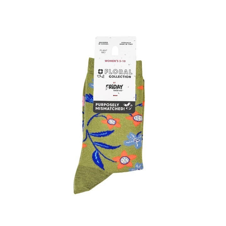 Flower Vine Socks - Sm