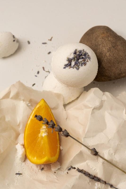 Coco &amp; Moi Lavender &amp; Sweet Orange Bath Bomb