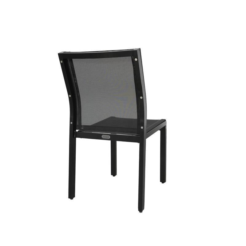 Skye Outdoor Black Side Chair, Set of 4
