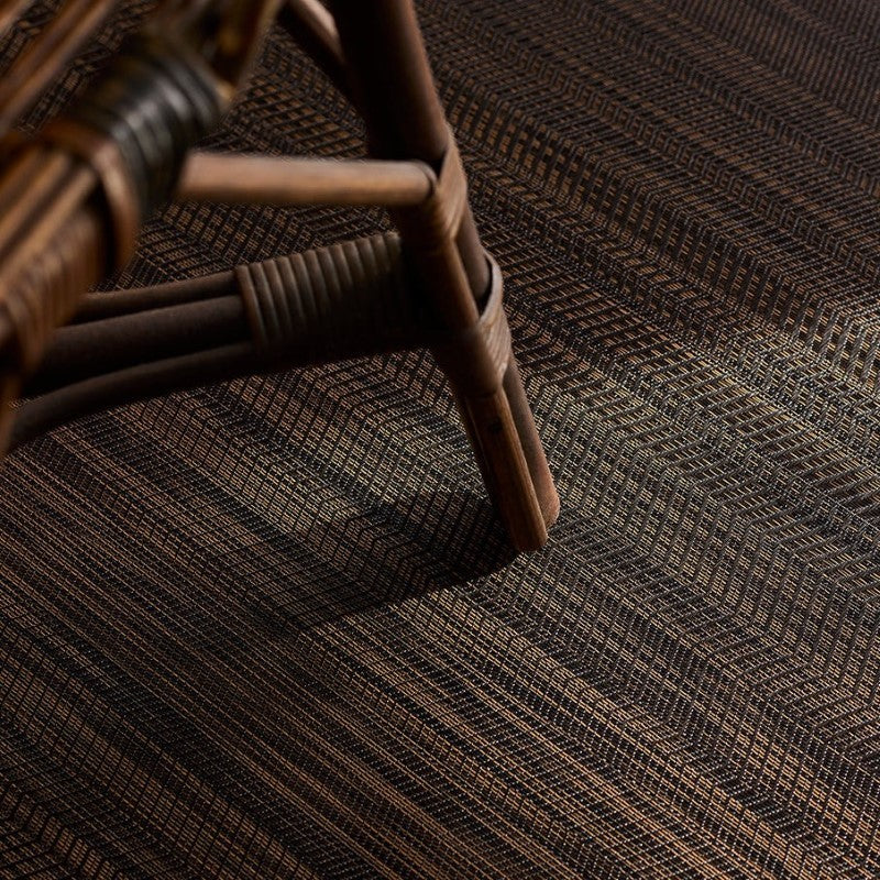 Chilewich Wave Woven Floor Mat, Tiger Eye