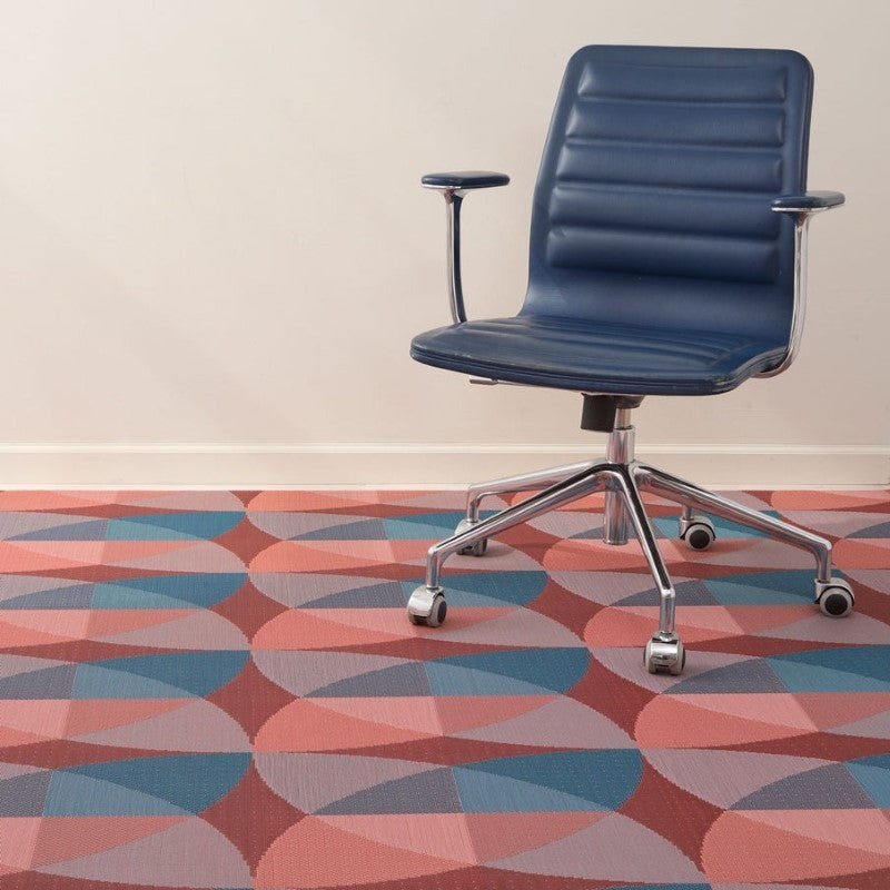 Chilewich Canopy Woven Mat, Raspberry