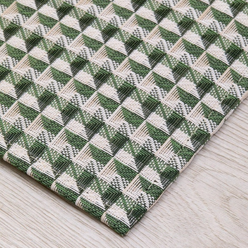 Chilewich Crane Woven Mat, Thyme