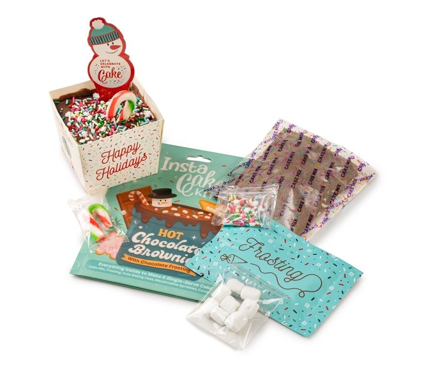 Hot Chocolate Brownie Cake Kit - w/ Chocolate Frosting