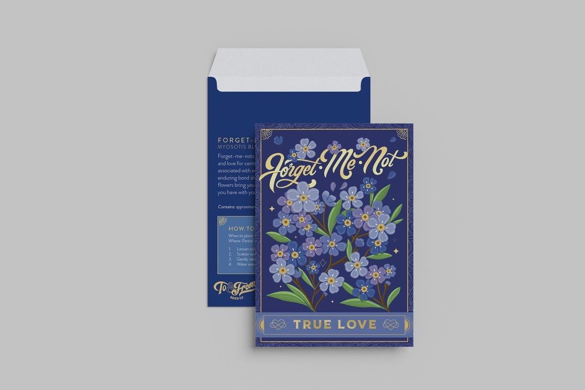 Forget Me Not (True Love) - Floriography Seed Packet