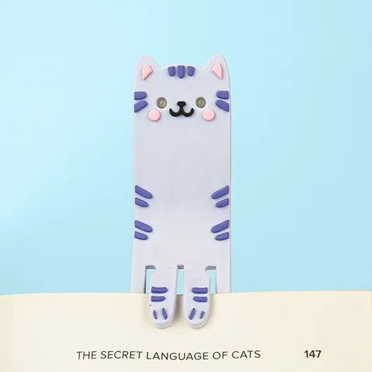 Cat Reading Light &amp; Bookmark