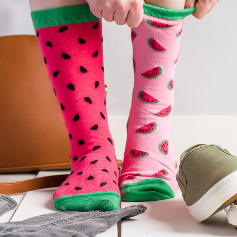 Inside Out Watermelon Socks - Sm