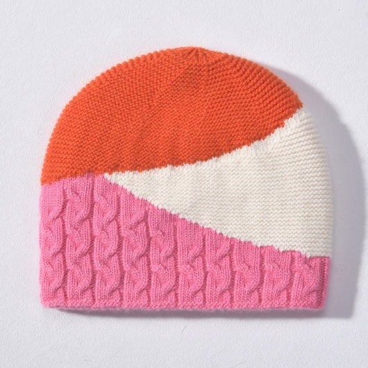 Patchwork Cashmere Beanie