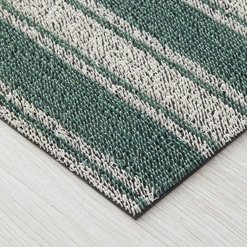 Chilewich Boardwalk Stripe Shag Mat, Seaside
