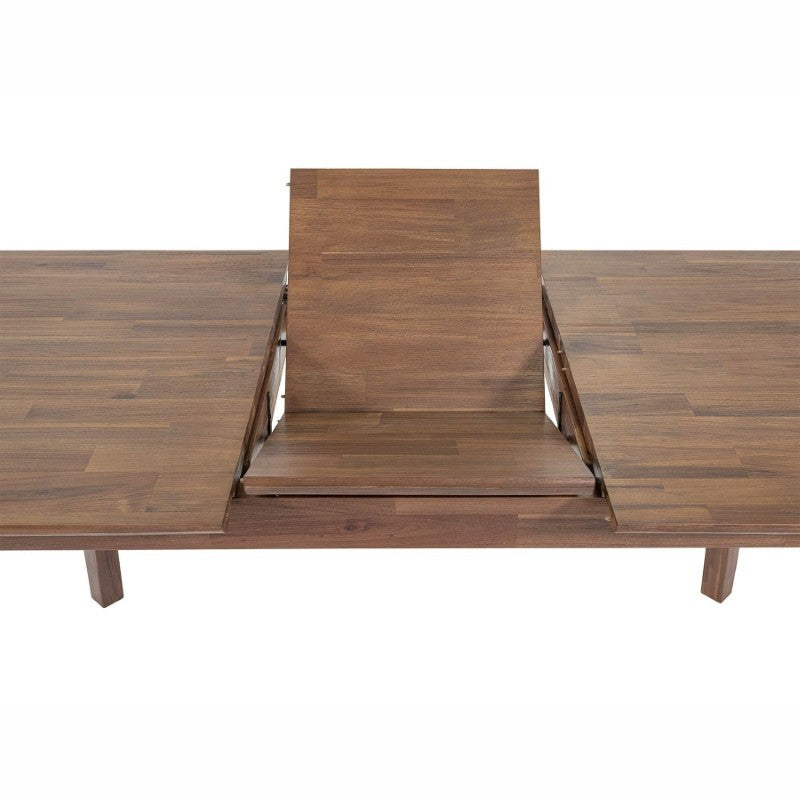 Gia Small Extension Dining Table 55/71” - Warm Pecan