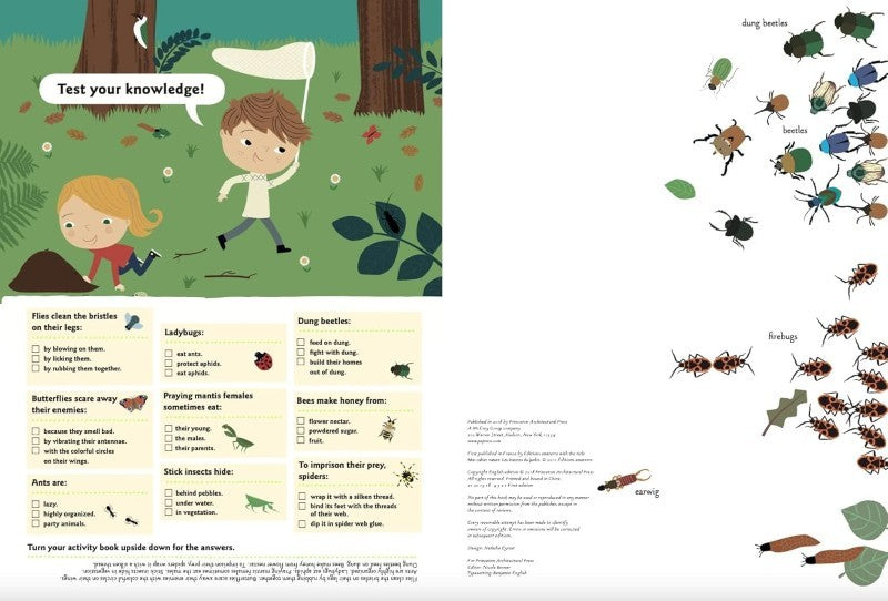 Garden Insects And Bugs: My Nature Sticker Activity Book