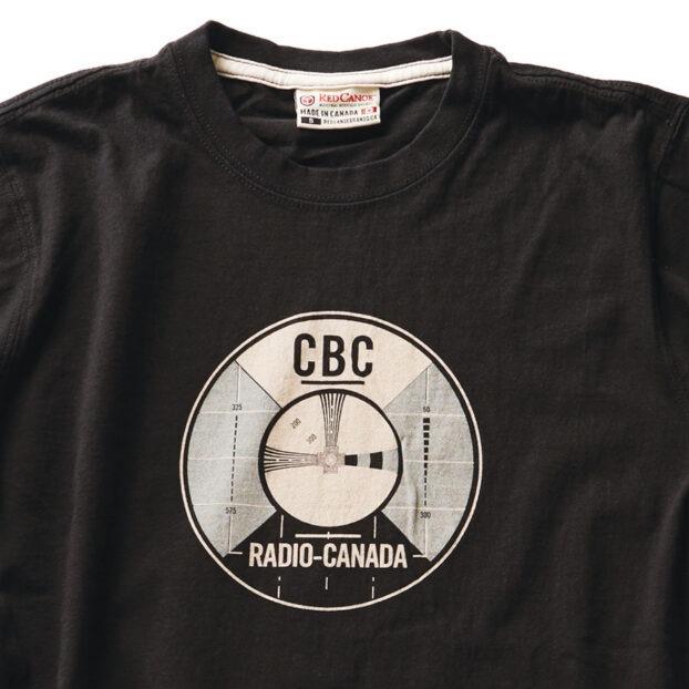 CBC Test Pattern T-shirt, Black