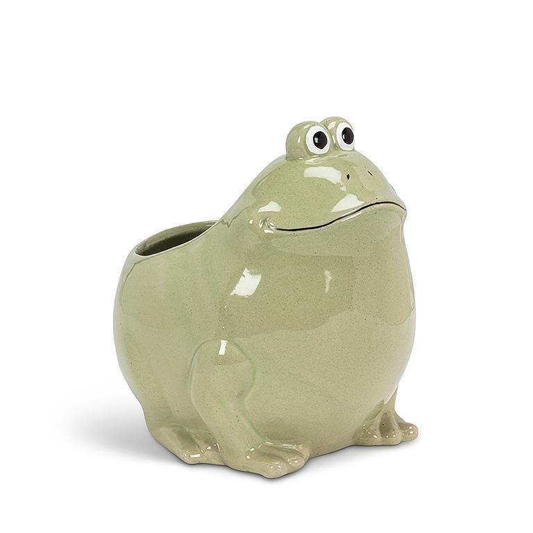 Large Sitting Frog Planter, 6.5&quot;