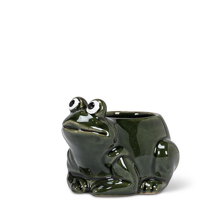Small Crouched Frog Planter, 4.5&quot;