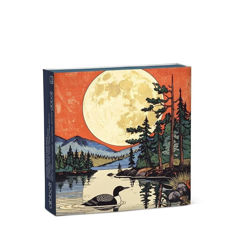 Moonlit Evening Square Matches. 100 Sticks