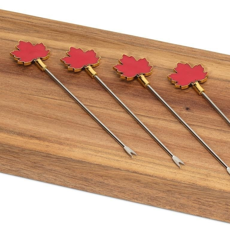 Long Board with Maple Leaf Picks, 17"L