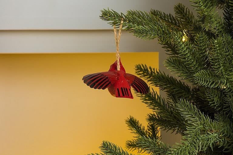 Flying Cardinal Ornament