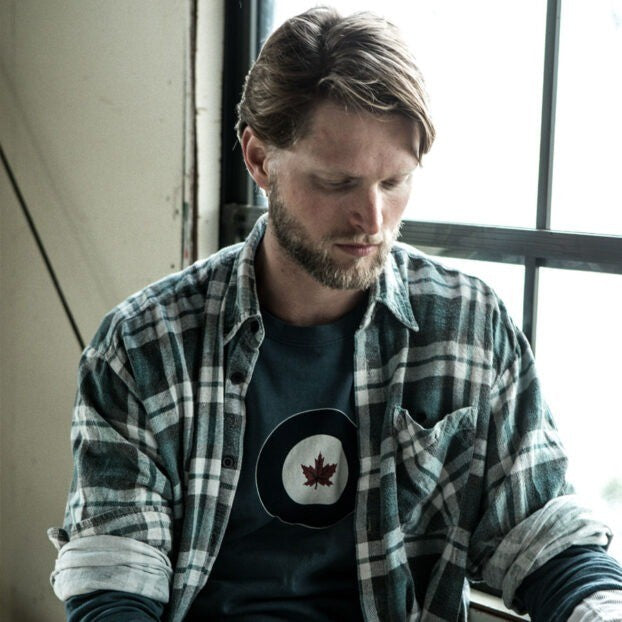 RCAF Long Sleeve T-shirt, Washed Blue