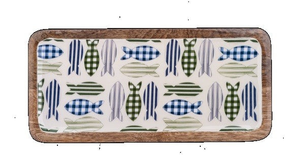 Rectangle Fish Serving Tray, 14"L
