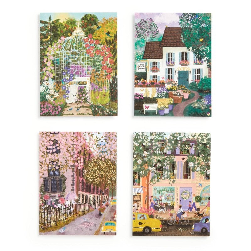 Everblooming Blank Greeting Notecard Assortment - Set of 16