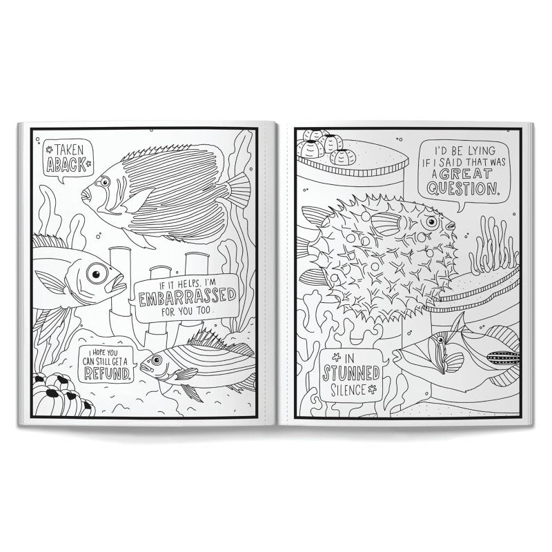Judgy Fish Coloring Book