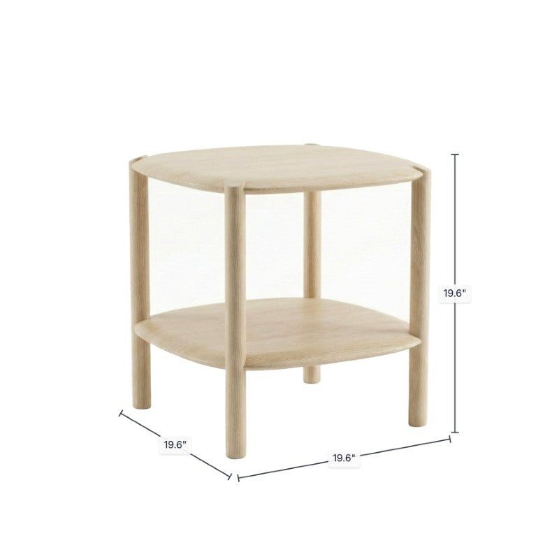 Runway Side Table - Light Oak