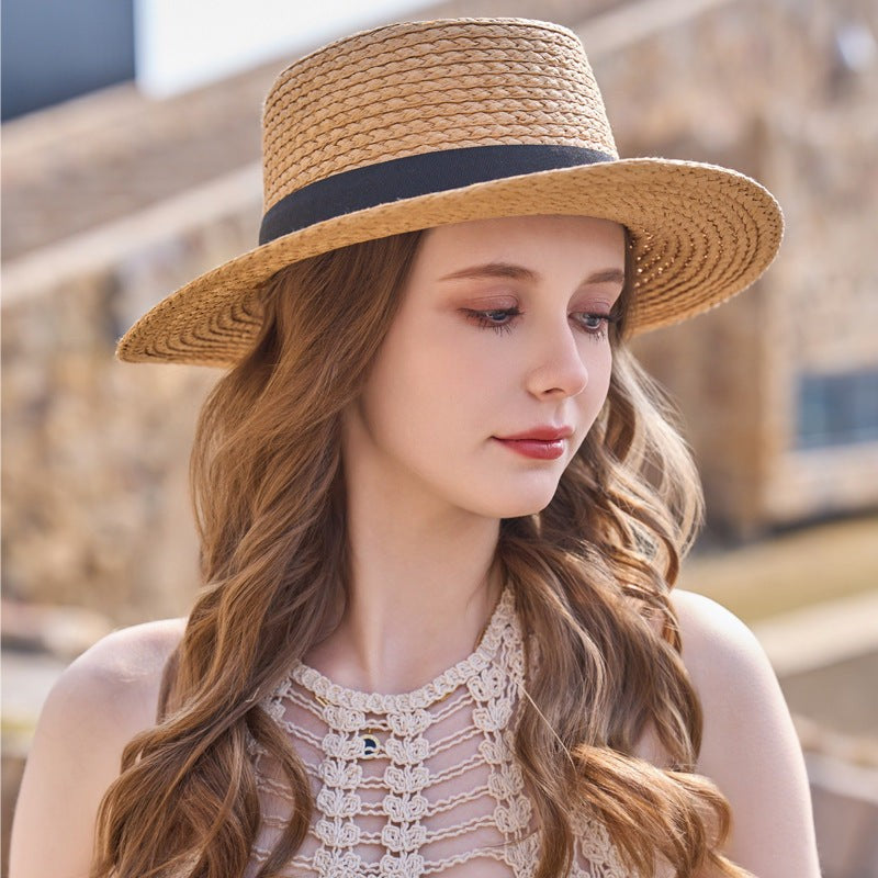 Rosie Bow, Boater- Natural