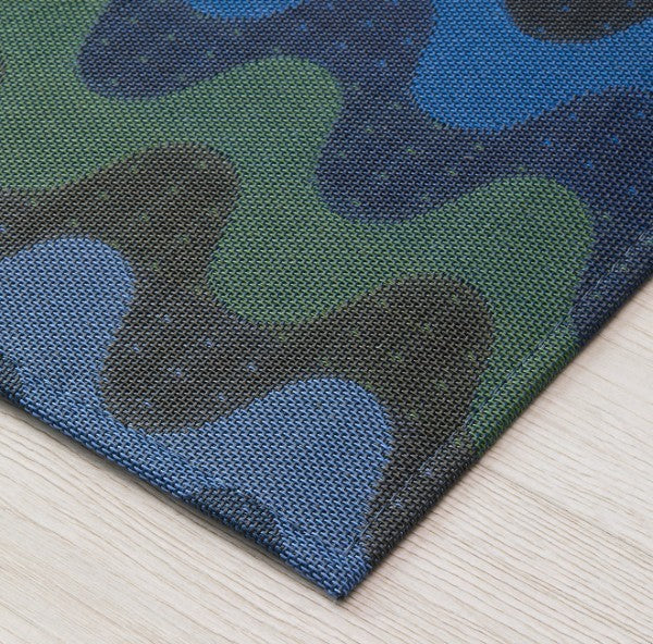 Chilewich Wiggle Woven Mat, Deep Sea