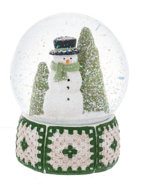 Snowman Snow Globe, 5"H