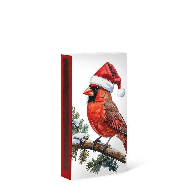 Cardinal in Santa Hat Matches. 45 Pcs