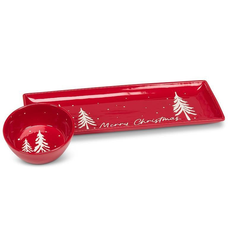 Merry Rectangle Platter, 6" x 15"L