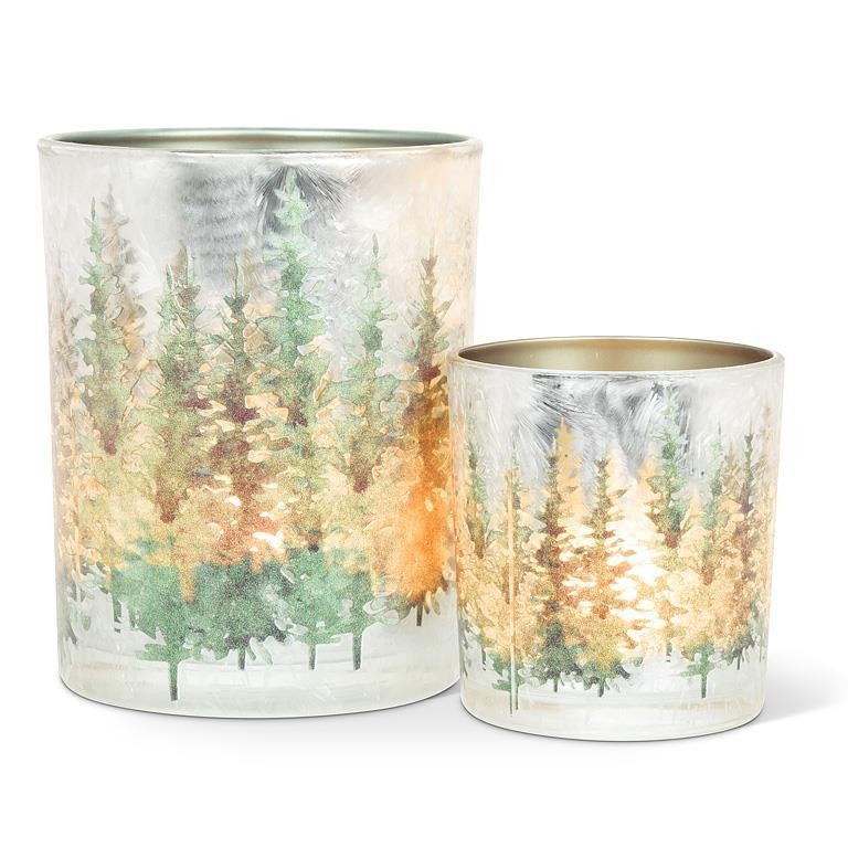 Frost Winter Forest Votive