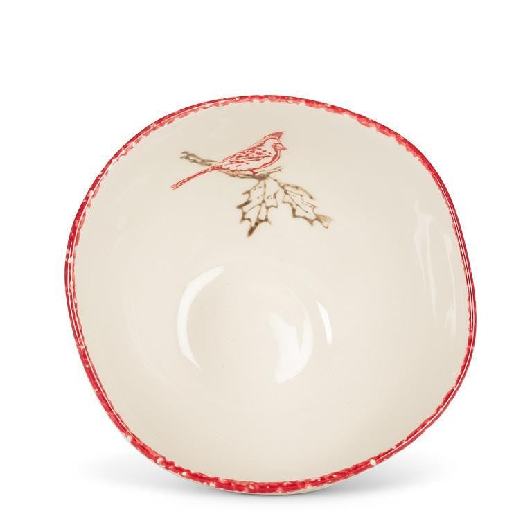 Cardinal Stamp Small Deep Bowl, 5"