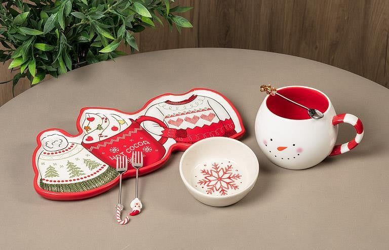 Nordic Snowflake Small Bowl, 4"Dia