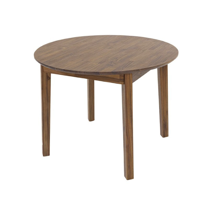 Gia 40" Round Dining Table - Warm Pecan