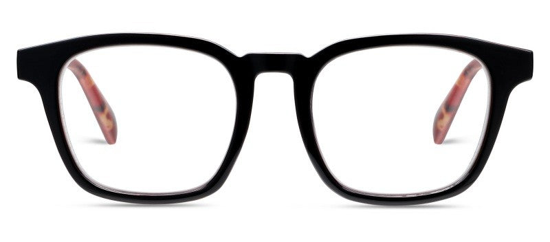 Latte Black/Fire Tortoise — Blue Light Reading Glasses