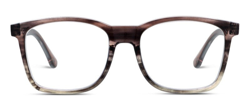Woods Brown Ombre Horn — Blue Light Reading Glasses