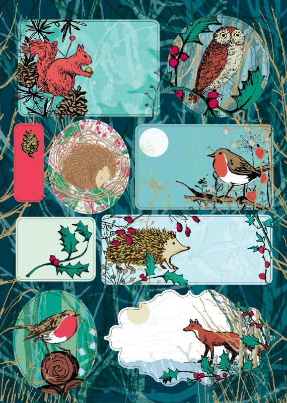 Animal Gift Tags - 2 Sheets
