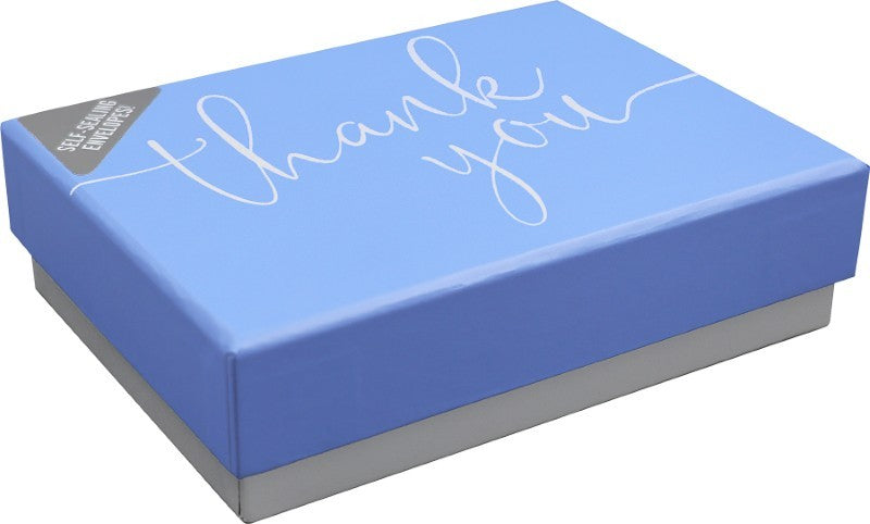 Periwinkle Thank You Notes, Box of 14