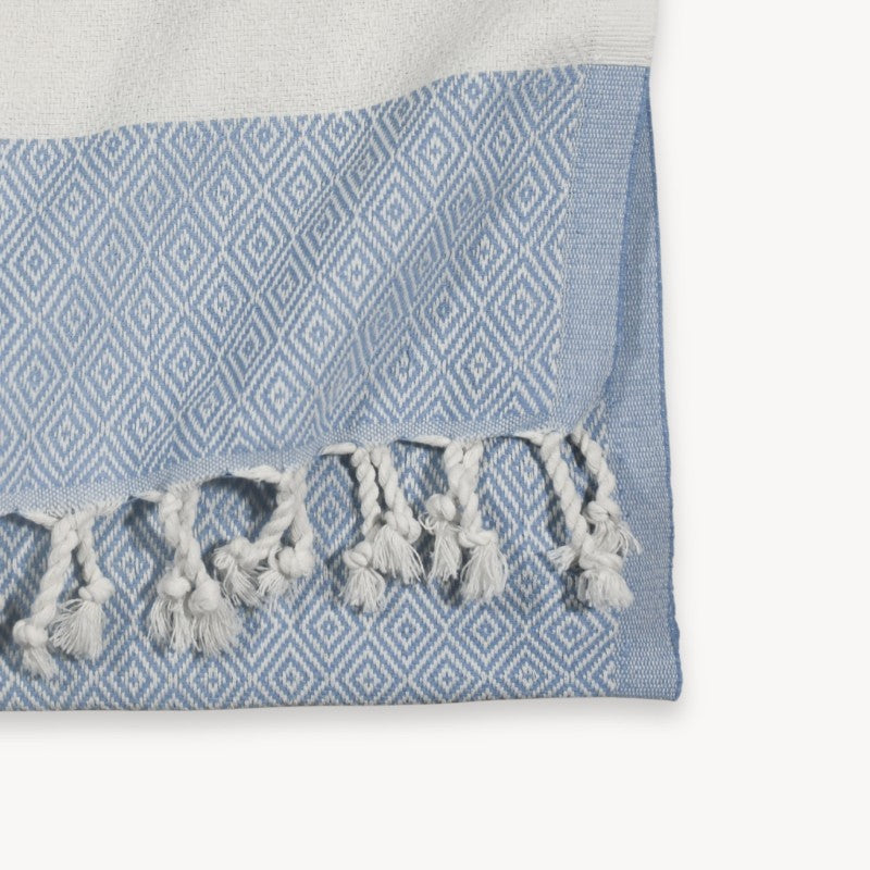 Pokoloko Diamond Towel - Blue Jean
