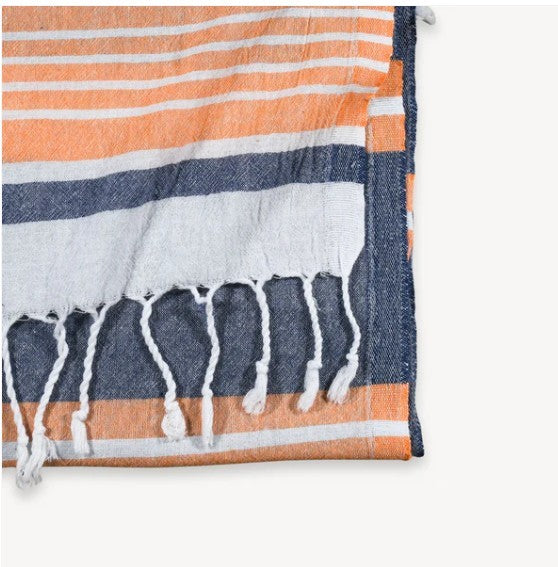 Pokoloko St Lawrence Turkish Towel - Denim Glow